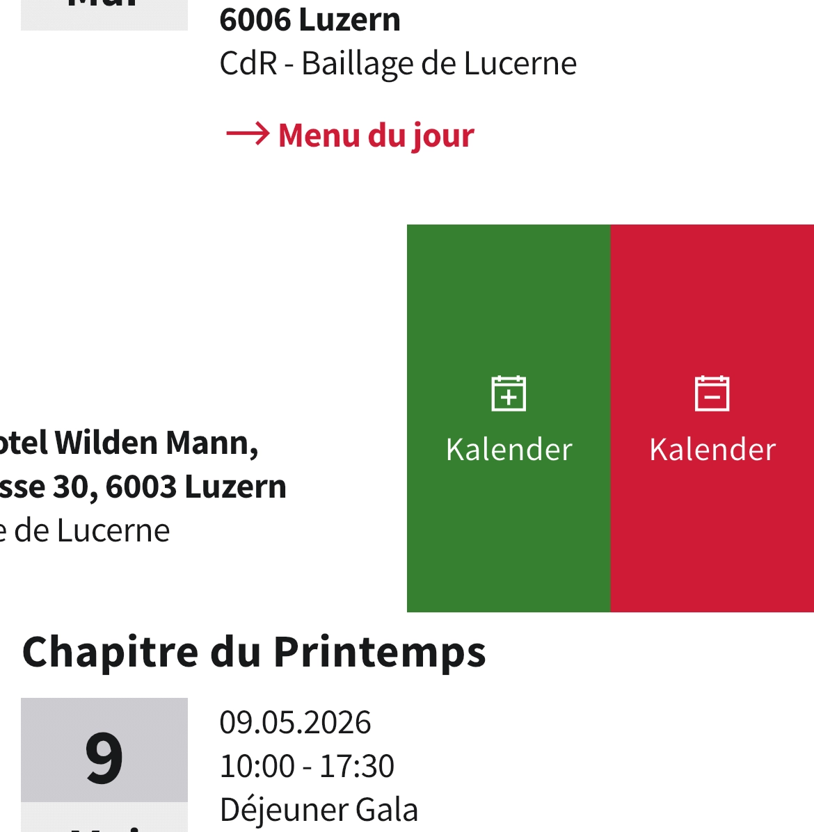 App: Teilnehmerliste